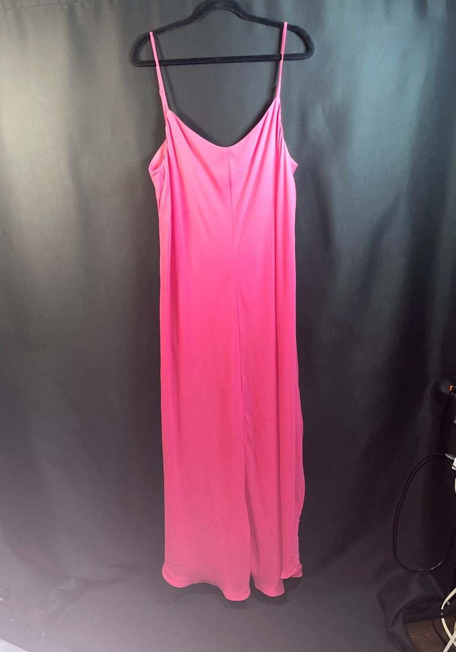XXL - Loft Hot‎ Pink Spaghetti Strap Maxi Dress